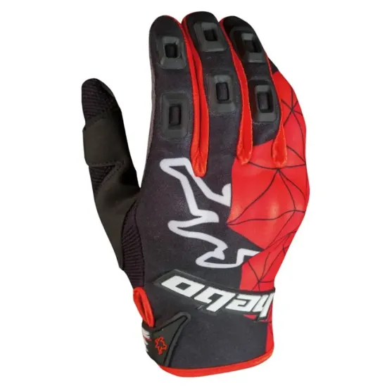 Guantes Moto Hebo Enduro Phenix Rojo