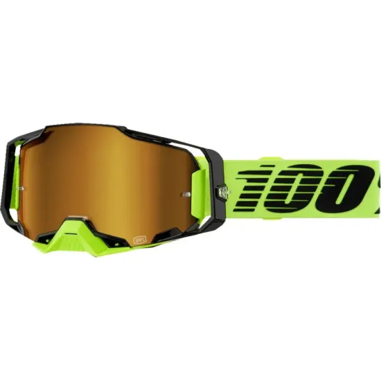 Gafas Motocross 100 Armega amarillo/naranja