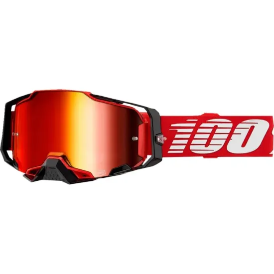 Gafas Motocross 100 Armega rojo