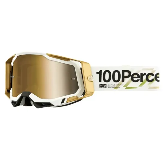 Gafas Motocross 100 Racecraft 2 Succesion lente iridium + lkente transparente + tirables