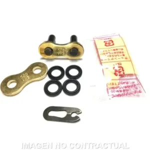 Enganche clip DID 520 VX3 oro (FJ)