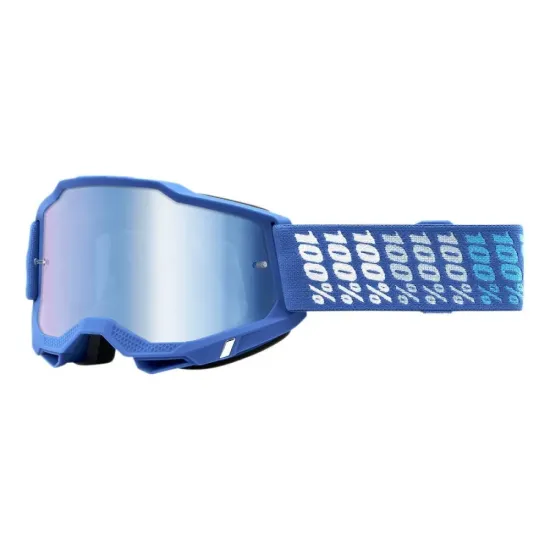 Gafas Motocross 100 accuri2 Yarger lente iridium azul + lente transparente