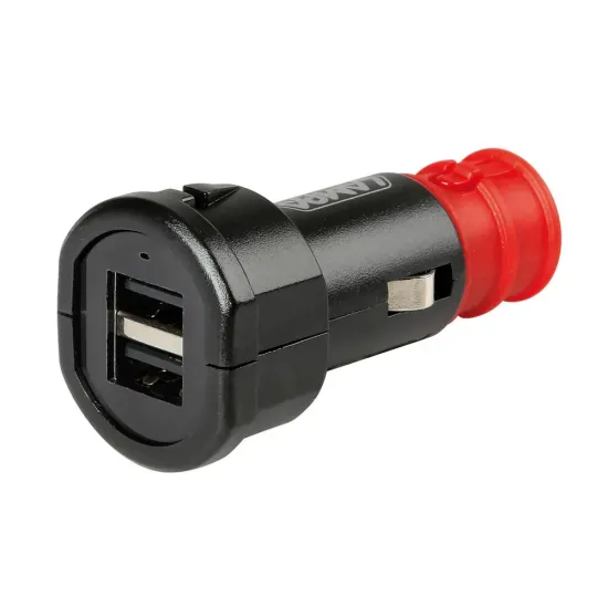 CARGADOR BATERÍA OPTILINE UNIVERSAL 2 PUERTOS USB -  2700 mA  - 12/32V