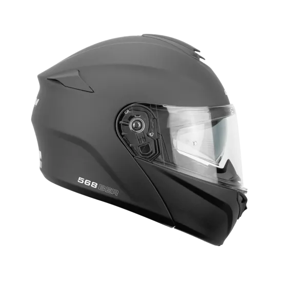 Casco moto Modular CGM 568A Ber Mono Negro Mate
