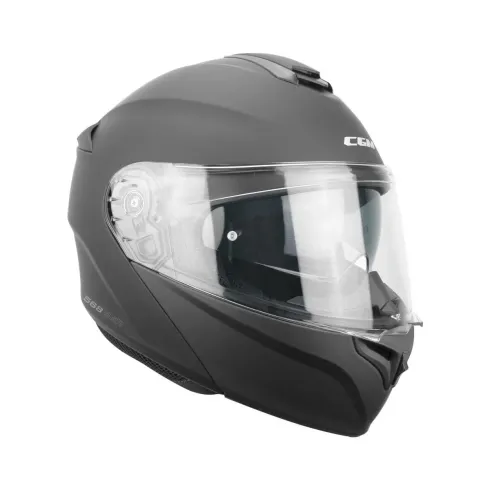 Casco moto Modular CGM 568A Ber Mono Negro Mate