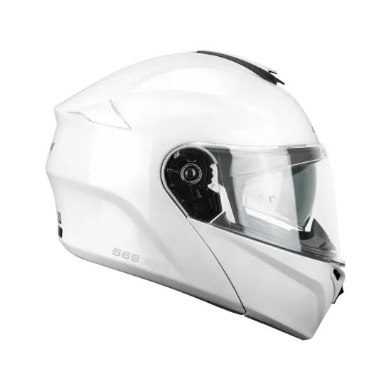 Casco moto Modular CGM 568A Ber Mono Blanco
