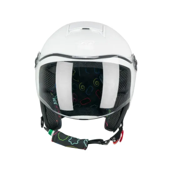 Casco moto CGM261A Mini Mono Blanco