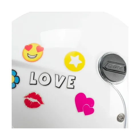 Casco moto CGM261A Mini Mono Blanco