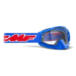FMF POWERBOMB GOGGLE ROCKET BLUE - CLEAR LENS