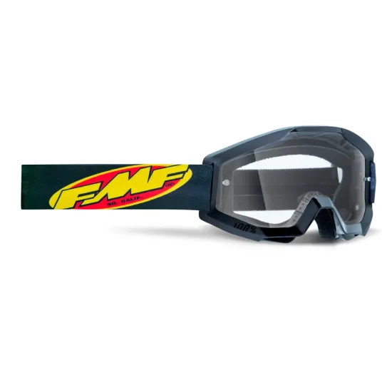 FMF POWERCORE YOUTH (JUNIOR) GOGGLE CORE BLACK - CLEAR LENS