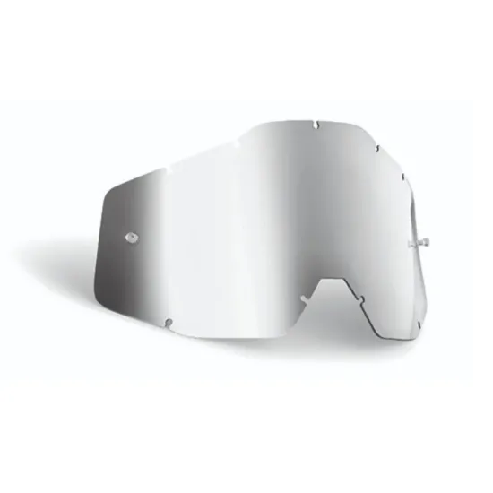 FMF POWERBOMB/POWERCORE REPLACEMENT - SHEET MIRROR SILVER LENS