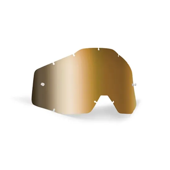 FMF POWERBOMB/POWERCORE REPLACEMENT - SHEET MIRROR TRUE GOLD LENS