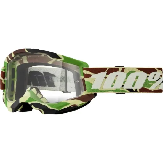 Gafas Motocross 100 strata 2 camo / lente transparente