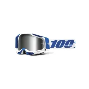 Gafas Motocross 100 Racecraft 2 Isola Plata Espejo + Lente Repuesto + Tirables