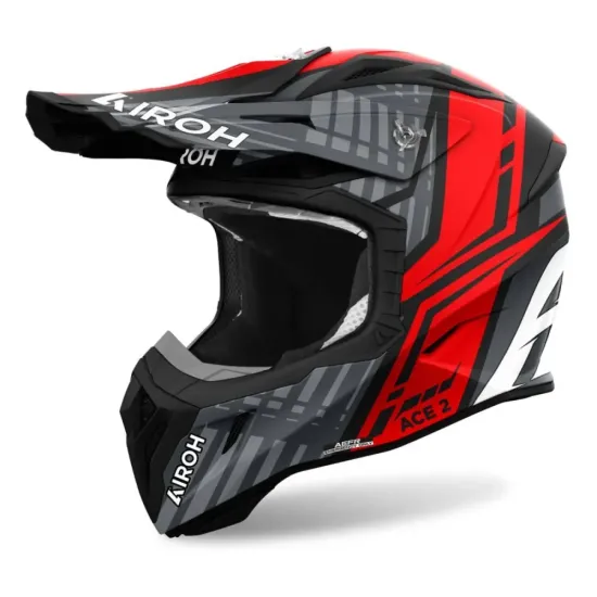 Casco Airoh Aviator ace 2 proud rojo mate