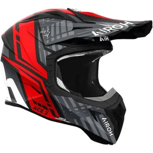 Casco Airoh Aviator ace 2 proud rojo mate