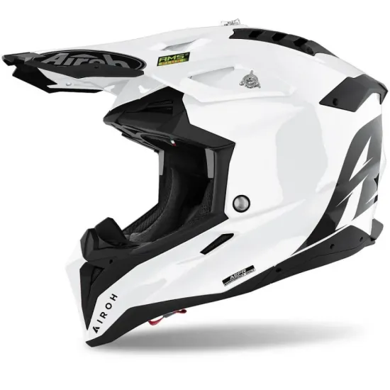 Casco Airoh Aviator 3 blanco Brillo