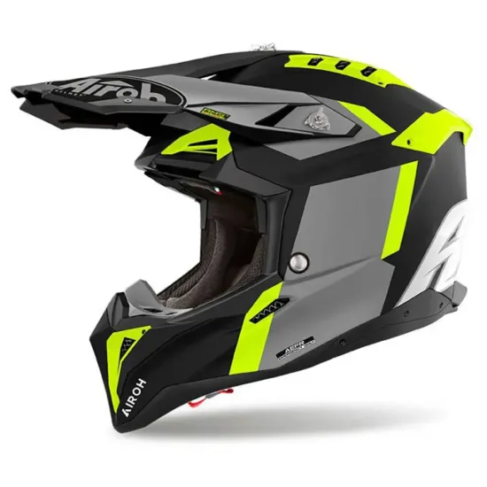 Casco Airoh Aviator 3 glory amarillo mate