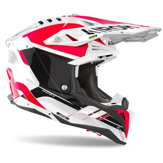 Casco Airoh Aviator 3 saber rojo