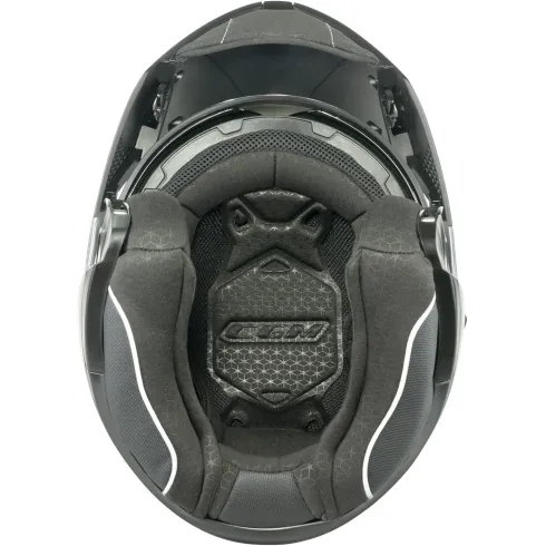 Casco moto Modular CGM 569G C-Max City Negro Giallo Fluo Opaco