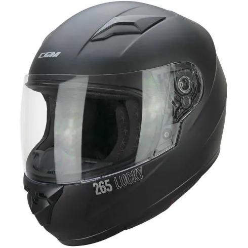 Casco moto CGM 265A Junior Lucky Mono Negro Opaco