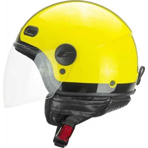 Casco moto Jet CGM 109X Globo Sport Giallo Negro Sagomata