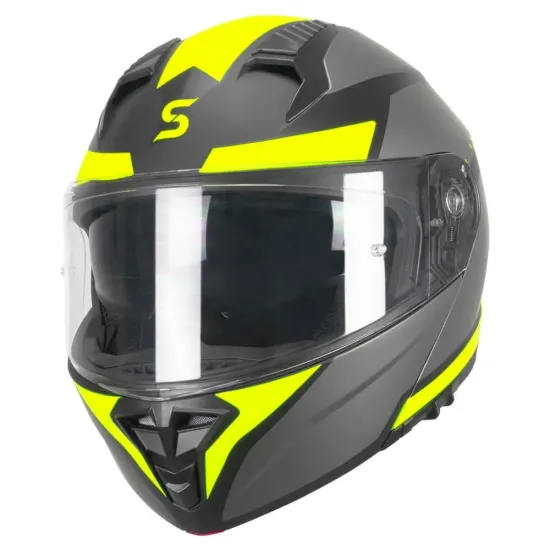 Casco Moto Ska-P Modular Falcon Negro Mate