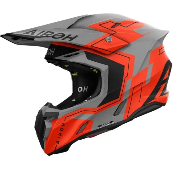 Casco Airoh Twist 3 Dizzy naranja fluor