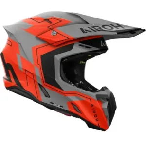 Casco Airoh Twist 3 Dizzy naranja fluor 2