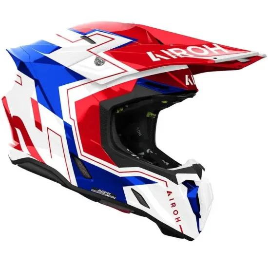 Casco Airoh Twist 3 Dizzy azul rojo
