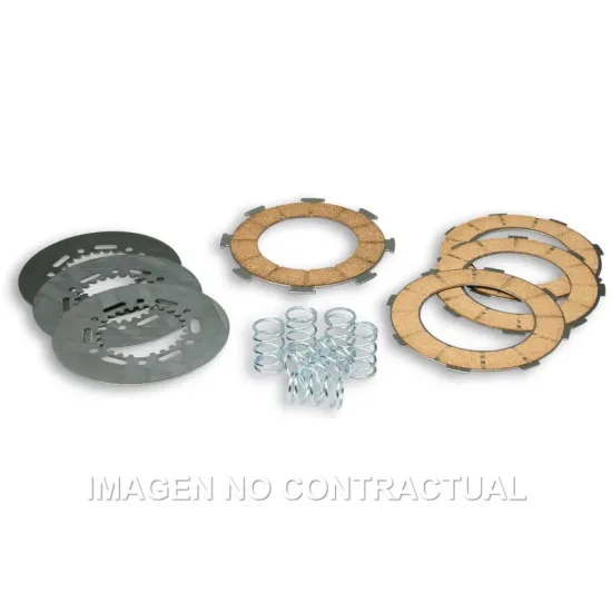 Juego discos embrague y muelles  para motores DERBI D50B