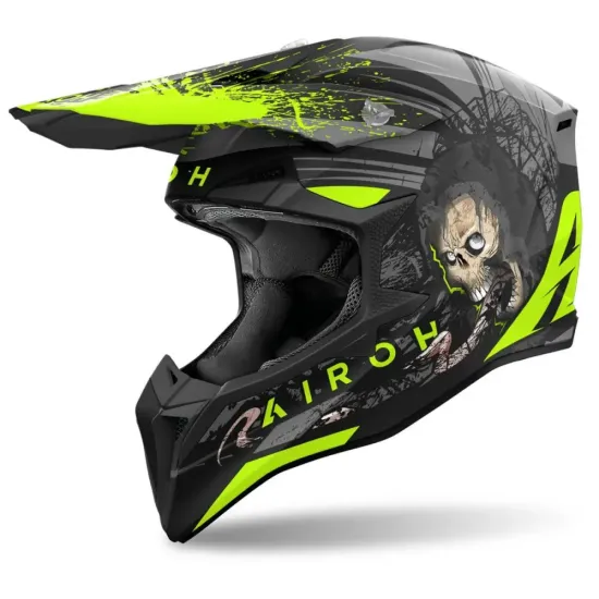 Casco Airoh Wraaap Darkness mate