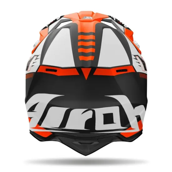 Casco Airoh Wraaap feel naranja mate