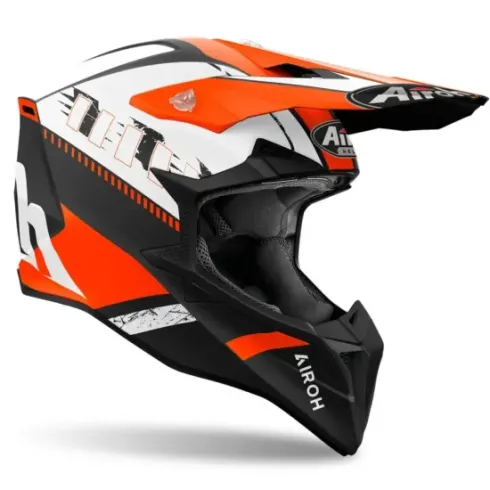 Casco Airoh Wraaap feel naranja mate