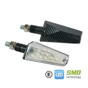 DUKE, INTERMITENTES CON LED - 12V LED - CARBON