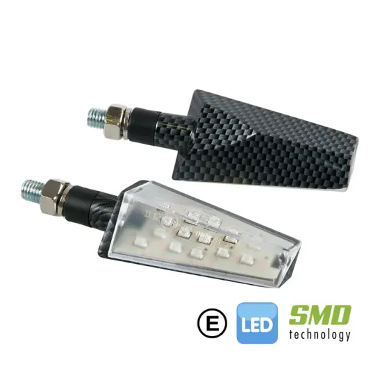 DUKE, INTERMITENTES CON LED - 12V LED - CARBON