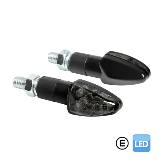 ATOM, INTERMITENTES - 12V LED - NEGRO