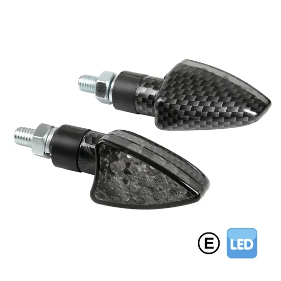 ARROW-2, INTERMITENTES CON LED - 12V LED - CARBON