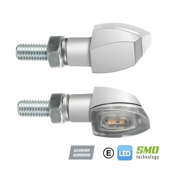 VOLT, INTERMITENTES DE LED - PLATA