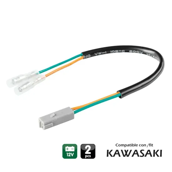 CONECTORES PARA INTERMITENTES, 2 UDS - COMPATIBLE PARA - KAWASAKI