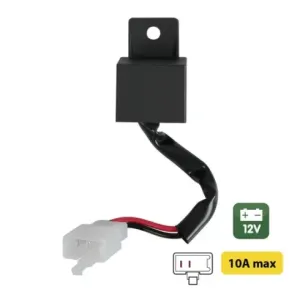 FLASHER 2 PIN, INTERMITENCIA ELECTRÓNICA PLUG & PLAY - 12V - 10A