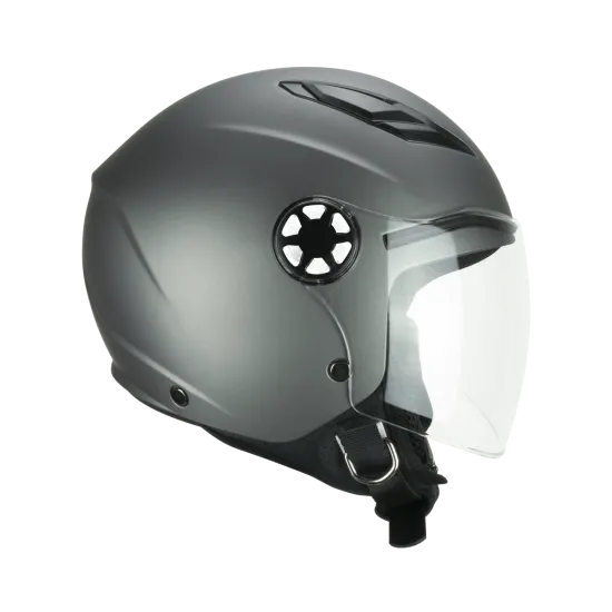 Casco Jet Ska-p 2MH mono negro Junior