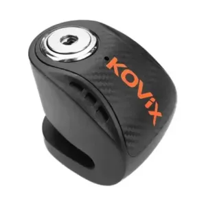 CANDADO DISCO ALARMA KOVIX (KNS6-BK) COLOR NEGRO 6MM