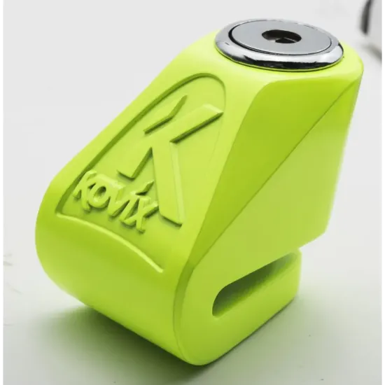 Candado disco kovix (kn1-fg) verde fluor