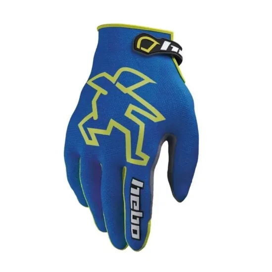 Guantes Moto Hebo Trial Nano Pro Ii Blue
