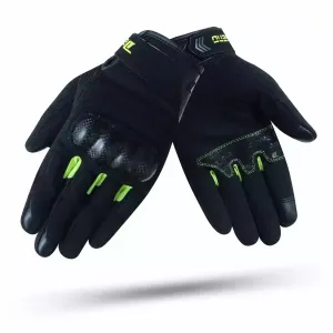 Guantes Moto Degend Discovery Evo Negro Fluor