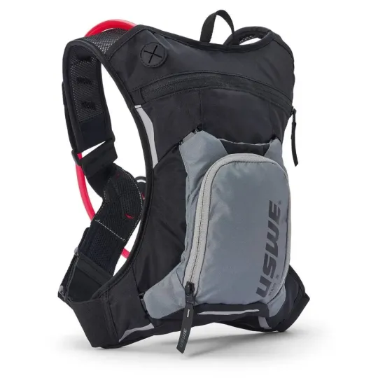 Mochila De Hidratación Uswe Raw 3 Carbon Negro