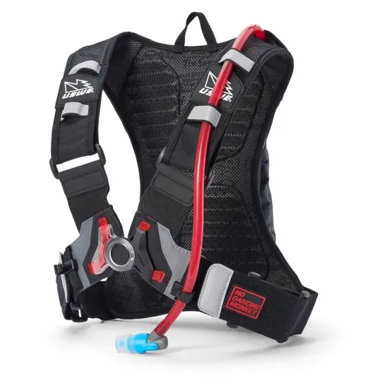 Mochila De Hidratación Uswe Raw 3 Carbon Negro