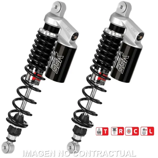Juego Amortiguadores Yss Gas c/Botella Maico MC 250-400