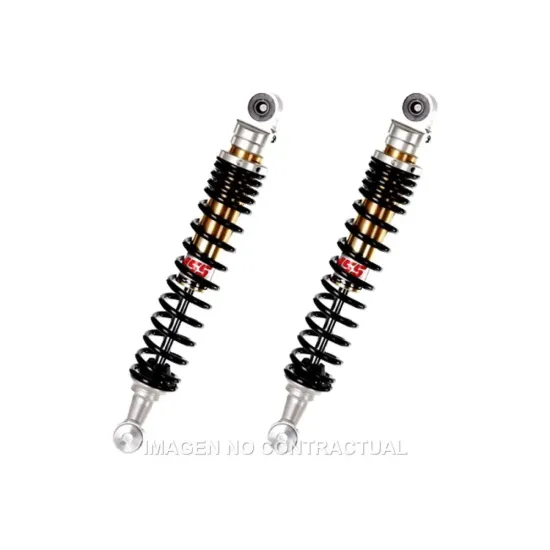 Juego amortiguadores traseros YSS gas c/ regulación aprilia sportcity 125/200/250